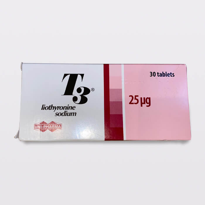 Pharmaceutical T3 25mcg x 25