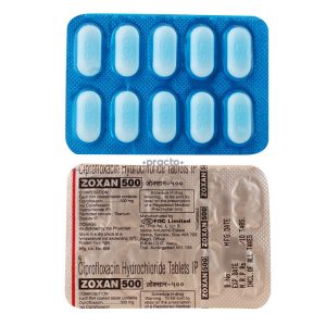 Pharmaceutical Ciprofloxacin 500mg x 10 Tablets