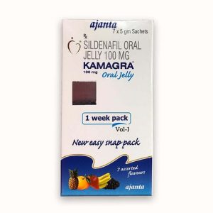Kamagara (viagra) oral jelly 100mg x 7 Sachets