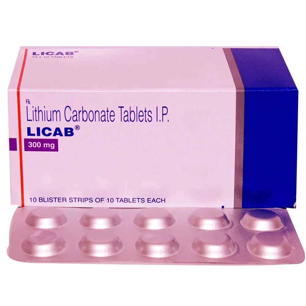 Pharmaceutical Lithium Carbonate 300mg x 10