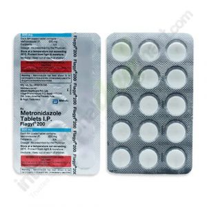 6 x Pharmaceutical Metronidazole 200mg x 15 Tablets