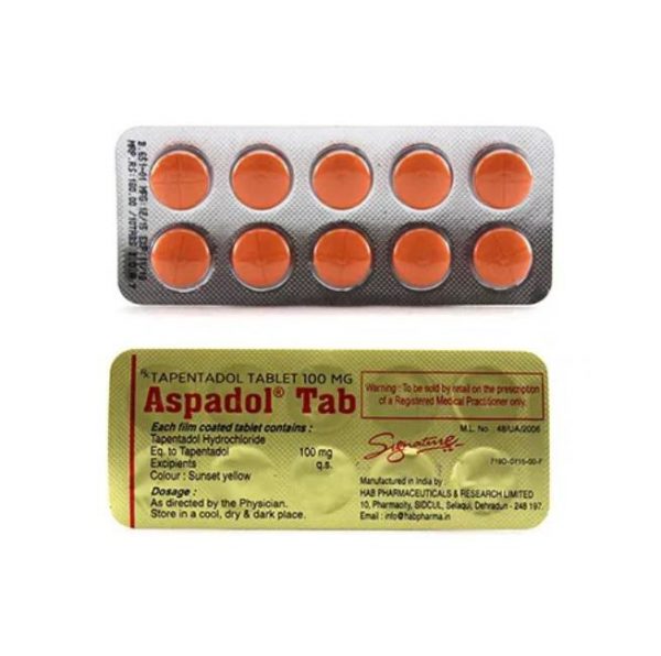 Pharmaceutical Tapentadol 100mg x 10 Tablets