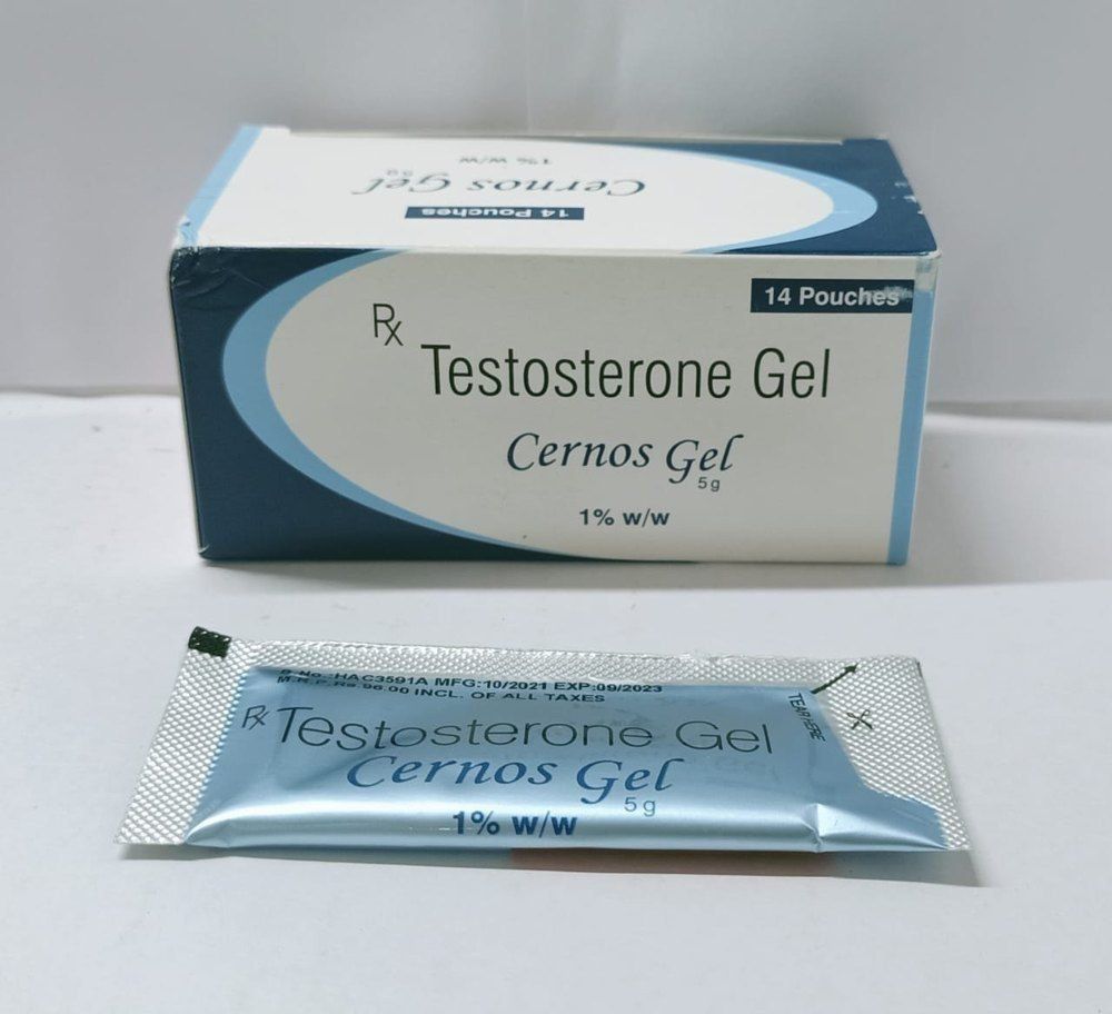 Pharmaceutical Testosterone Gel x 14 pouches 1%